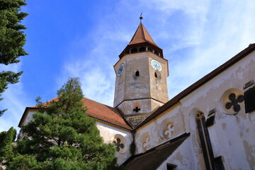 Fototapeta na wymiar Fortified church in Tartlau Prejmer Romania