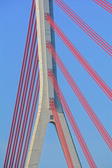 bridge over blue sky