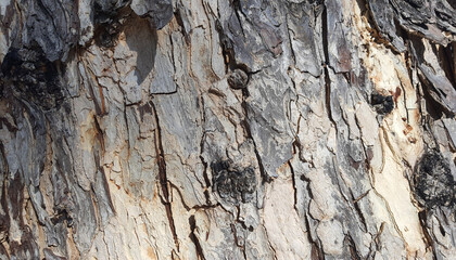 Tree bark texture background. Spot focus.