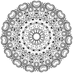 Modern design round texture.