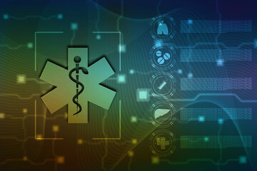 Medical and Health care concept background, Medical Science, Biotechnology concept background