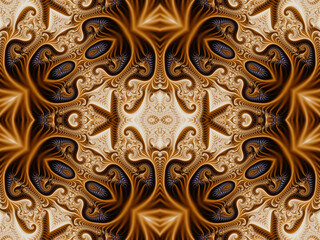 Beautiful color seamless background of fractals.