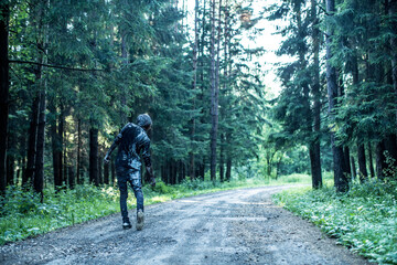 Obraz premium Zombies, Apocalypse, burnt people