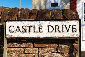 Fototapeta premium Old street sign.