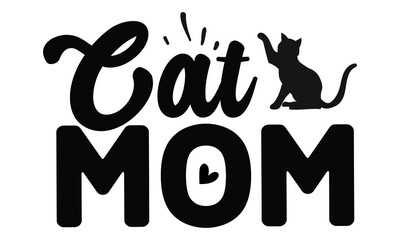 Cat SVG T shirt design template