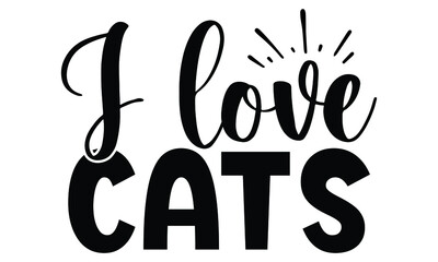 Cat SVG T shirt design template