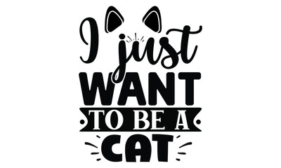 Cat SVG T shirt design template