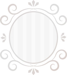 フレーム　くるくるストライプ