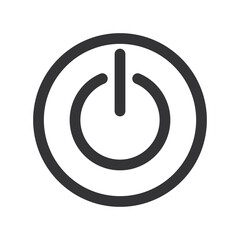 vector illustration of flat design on and off button icon