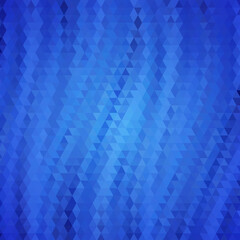 Abstract mosaic geometric blue background. Vector illustration. eps 10