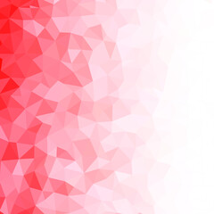 Fototapeta premium Abstract background with red hexagons. Gradient mosaic texture.