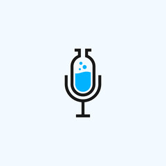 podcast lab logo or microphone logo