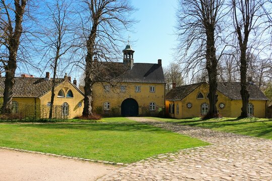 Gatehouse of Jersbek Manor from 1678 in Germany Schleswig-Holstein