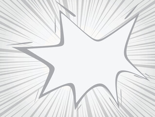 Retro comic speech bubble. vector