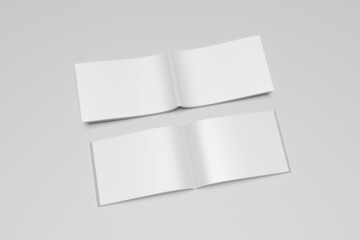 Landscape book mockup