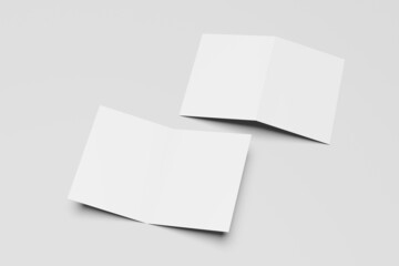 Bifold brochure mockup