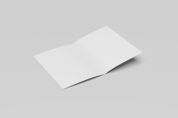 Bifold brochure mockup