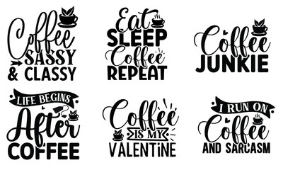 Coffee SVG T shirt Design Bundle