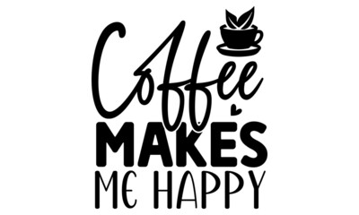 Coffee SVG T shirt Design Template