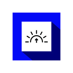 sunrise icon vector