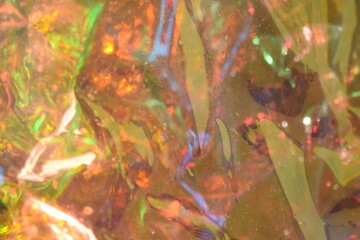 Abstract background with shades of neon colors, hologram image