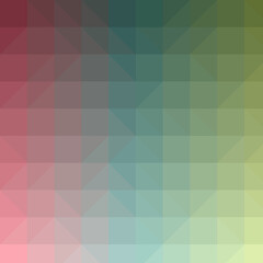Obraz premium Abstract color Low-Polygones Generative Art background illustration
