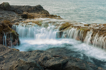 small waterfall in spain 