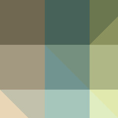 Fototapeta premium Abstract color Low-Polygones Generative Art background illustration