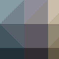 Fototapeta premium Abstract color Low-Polygones Generative Art background illustration