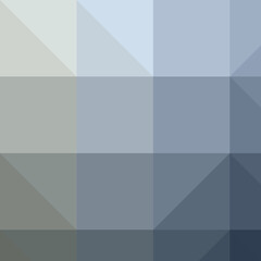 Fototapeta premium Abstract color Low-Polygones Generative Art background illustration