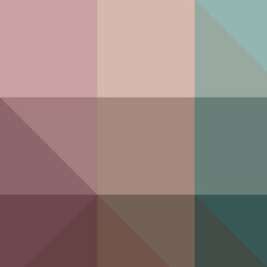 Fototapeta premium Abstract color Low-Polygones Generative Art background illustration