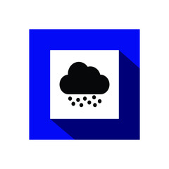 Hail  weather icon