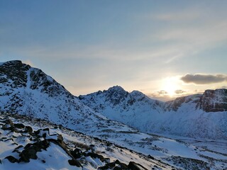 winter mountain landscape