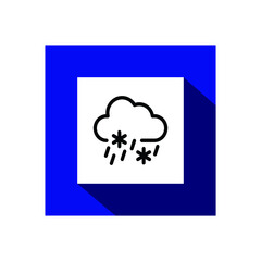 sleet weather icon