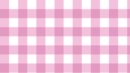 big pink gingham, plaid, checkered, tartan pattern background