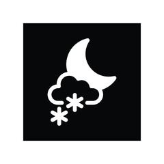night snow icon