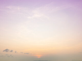 Beautiful beach sky soft pastel colors sunset dawn bakground