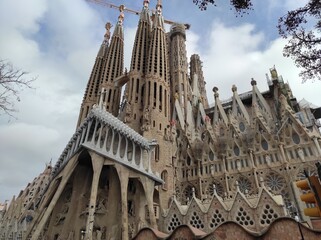 Basílica de la Sagrada Família, de Antoni Gaudí (Barcelona, Spain, Catalonia)