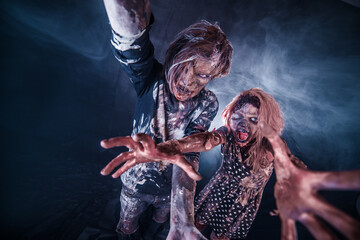 Zombies, Apocalypse, burnt people