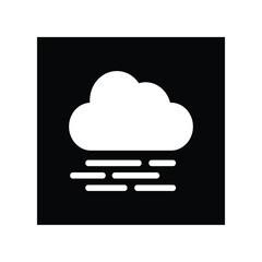 Foggy weather icon