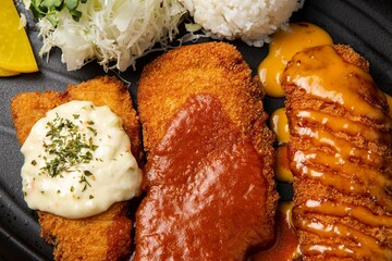 모듬 돈까스 소스