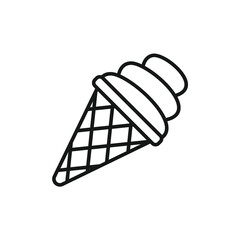 Ice cream icons  symbol vector elements for infographic web