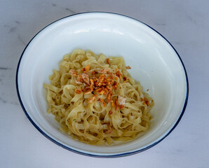 Thai Mixed River Boat Noodles Etc.