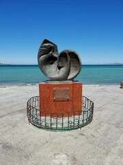 Escultura de  "Mujer en nautilus"