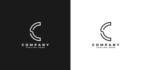 Letter c logo design template vector illustration