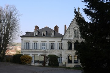 La préfecture de l'Yonne, vue de l'extérieur, ville de Auxerre, département de l'Yonne, France