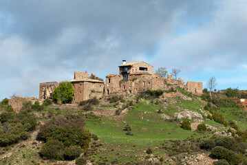 Fototapeta premium montagne, Sierra de Boumort, Réserve Nationale, Catalogne, Espagne