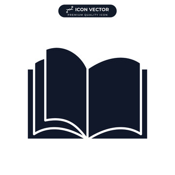 book icon symbol template for graphic and web design collection logo vector illustration