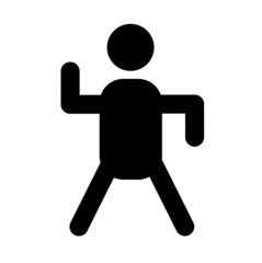 3d man standing symbol