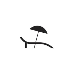 beach chair icon